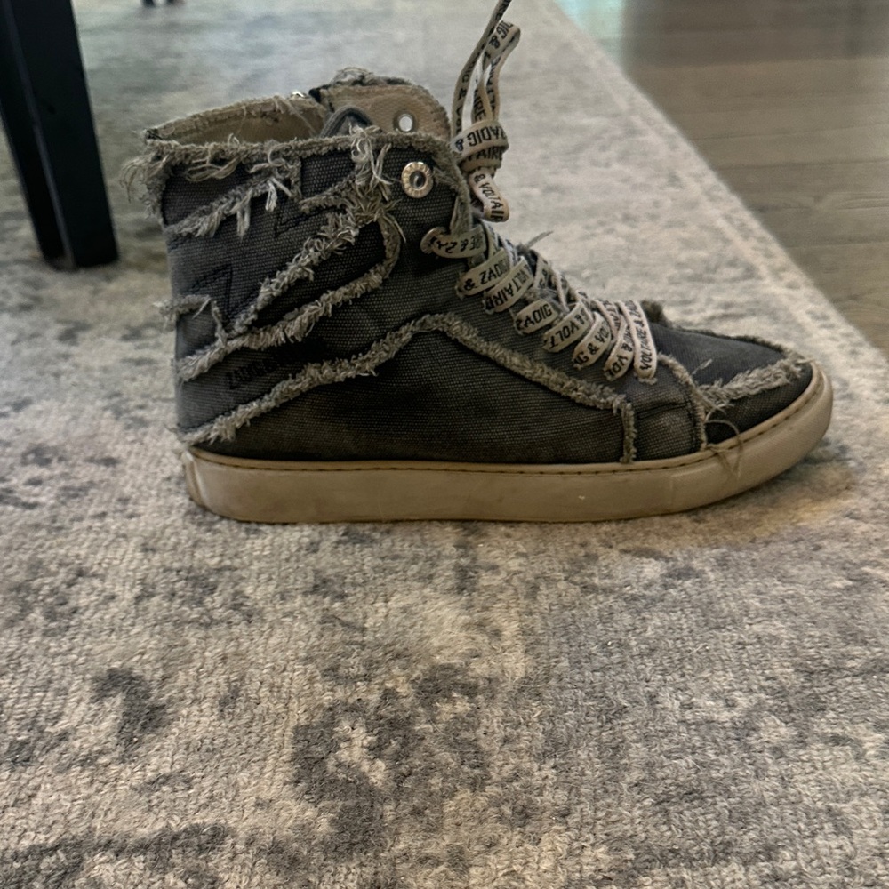 Zadig and Voltaire grey High Tops
